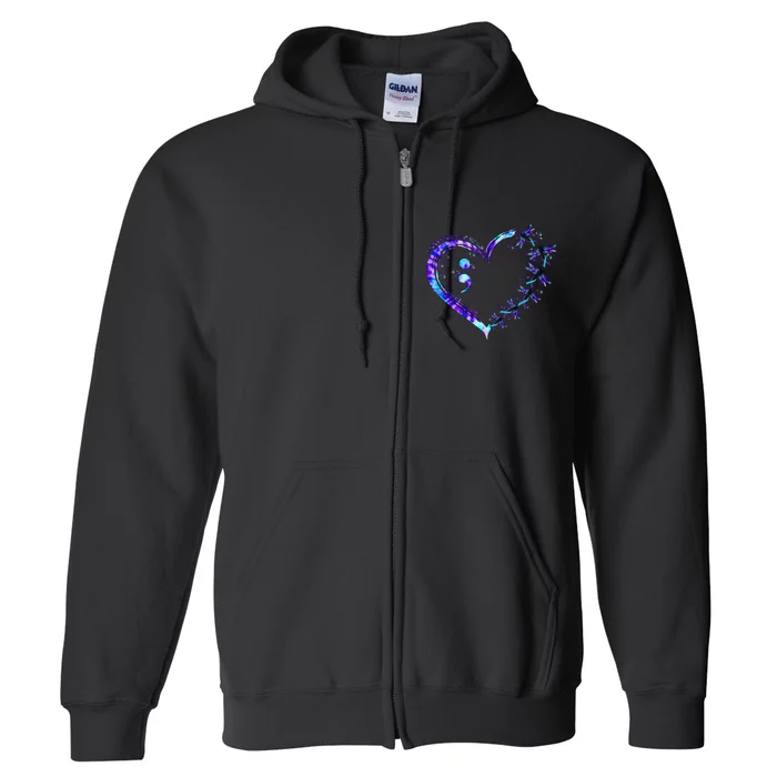 No Story Should End Too Suicide Prevention Awareness Full Zip Hoodie