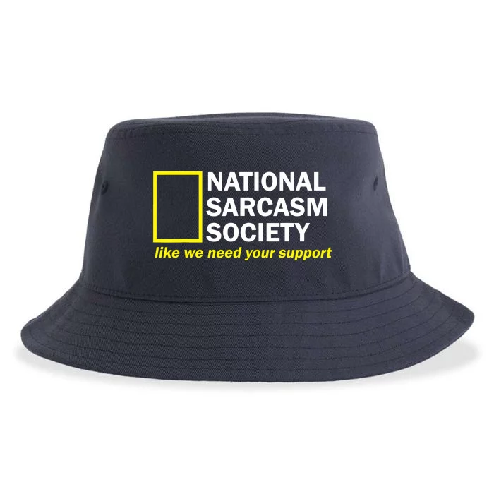 National Sarcastic Society Sustainable Bucket Hat