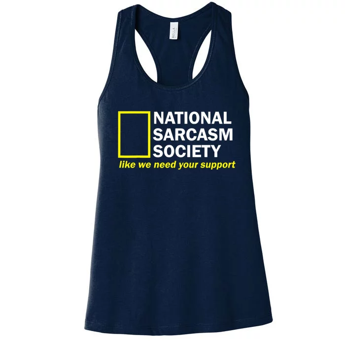 National Sarcastic Society Women's Racerback Tank