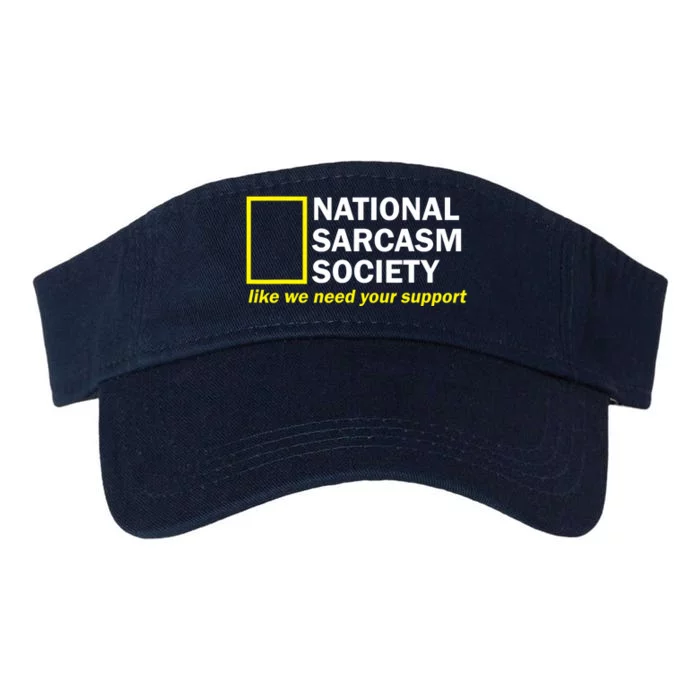 National Sarcastic Society Valucap Bio-Washed Visor