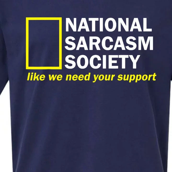 National Sarcastic Society Sueded Cloud Jersey T-Shirt