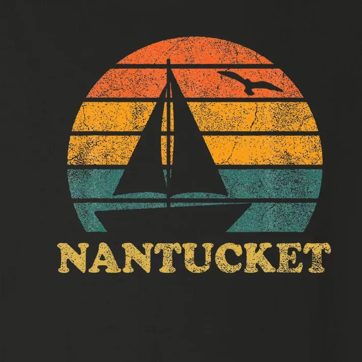 Nantucket Sailboat Sunset Nantucket Toddler Long Sleeve Shirt