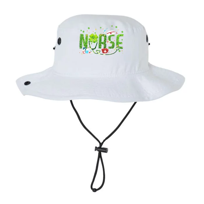 Nurse Stethoscope Shamrock Irish Lucky Nurse Patricks Day Great Gift Legacy Cool Fit Booney Bucket Hat