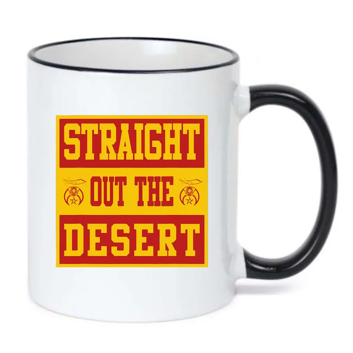 Noble Shrine Straight Out The Desert Mason Fathers Day Gift Black Color Changing Mug