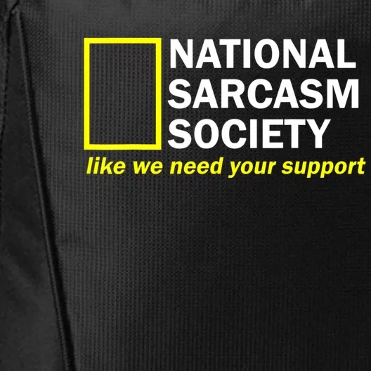 National Sarcastic Society City Backpack