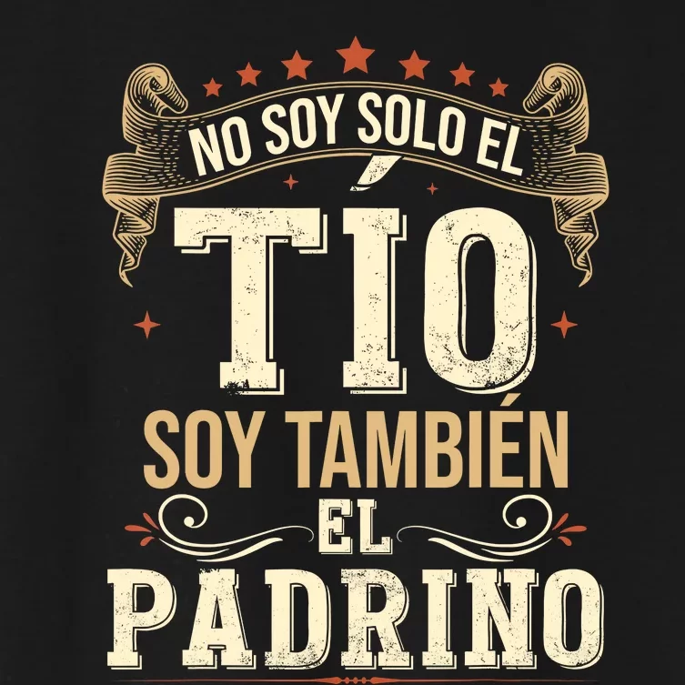 No Soy Solo El Tío Soy También El Padrino Women's Crop Top Tee