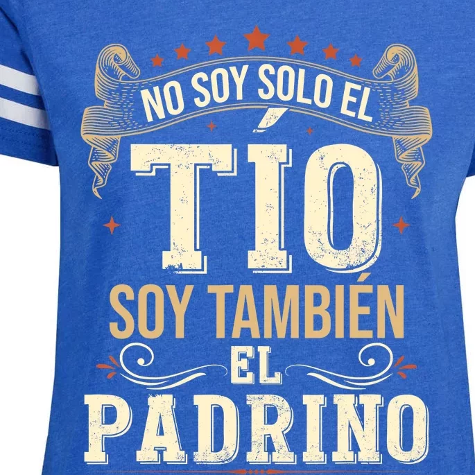 No Soy Solo El Tío Soy También El Padrino Enza Ladies Jersey Football T-Shirt