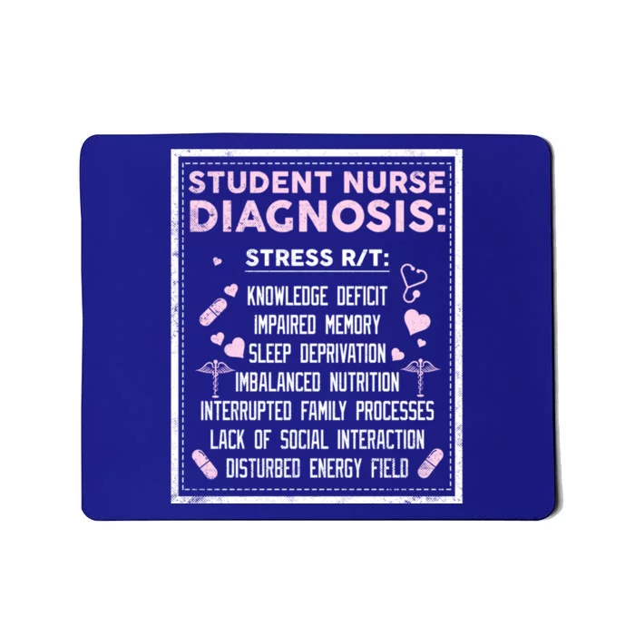 Nursing School Student Nurse Diagnosis Stresst Rt Meaningful Gift Mousepad