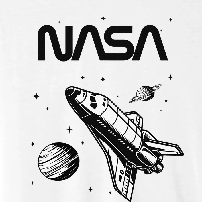 NASA Space Shuttle Saturn Planet Worm Logo ChromaSoft Performance T-Shirt