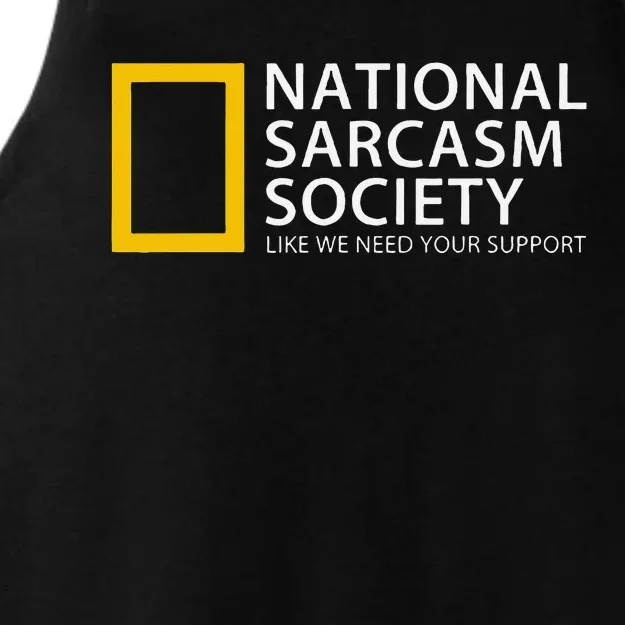 National Sarcasm Society Ladies Tri-Blend Wicking Tank