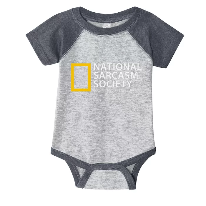 National Sarcasm Society Infant Baby Jersey Bodysuit