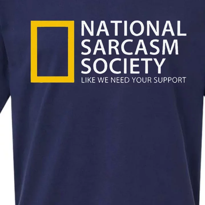 National Sarcasm Society Sueded Cloud Jersey T-Shirt