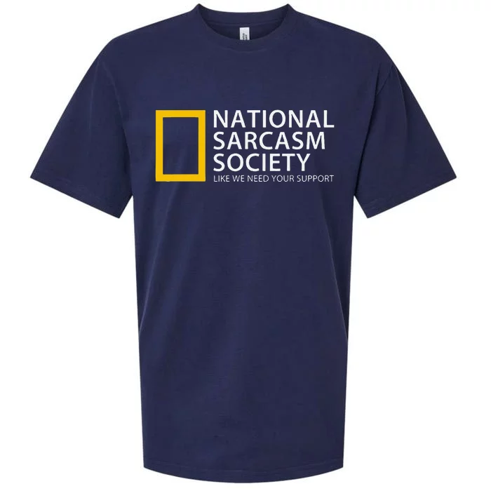 National Sarcasm Society Sueded Cloud Jersey T-Shirt