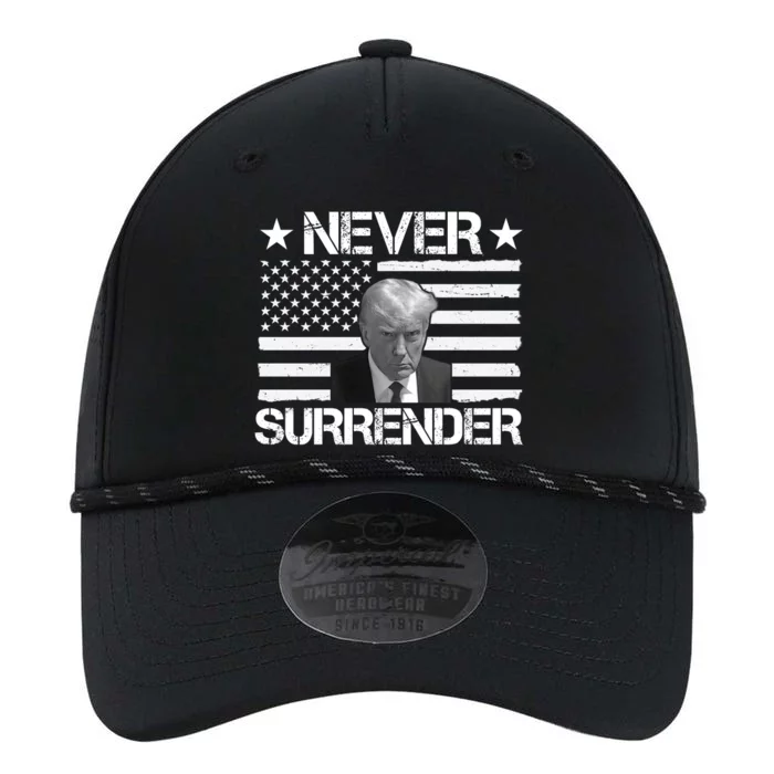 Never Surrender Trump American Flag Performance The Dyno Cap