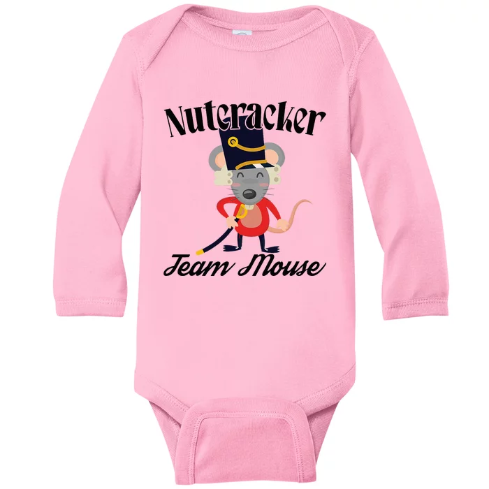 Nutcracker Soldier Toy Christmas Dance Team Mouse Baby Long Sleeve Bodysuit