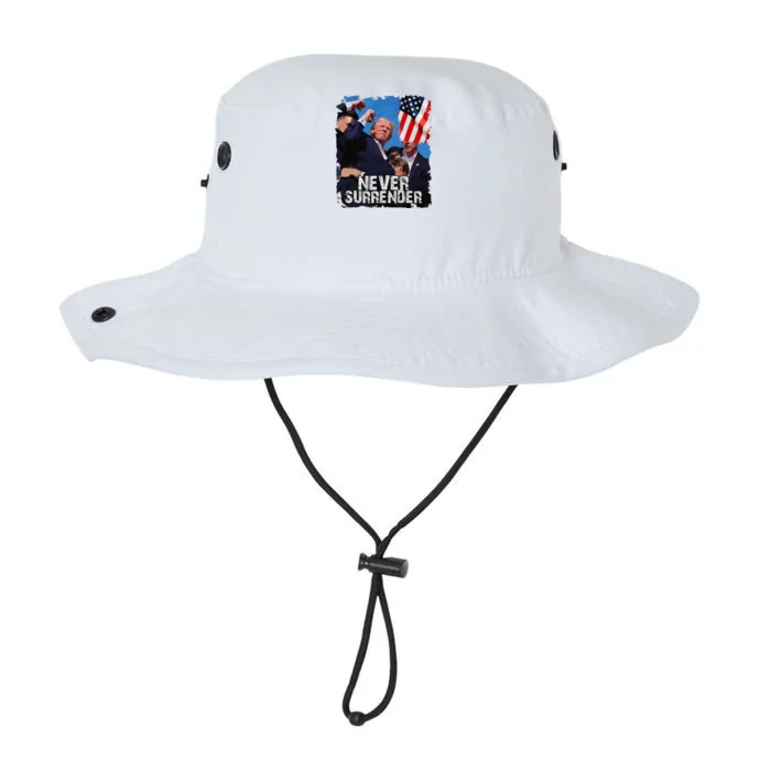 Never Surrender Trump Rushed Offstage With Blood Shooting Legacy Cool Fit Booney Bucket Hat