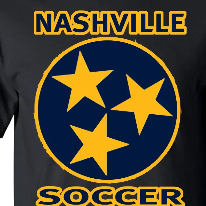 Nashville Soccer Tennessee TriStar Flag Hoodie Tall T-Shirt