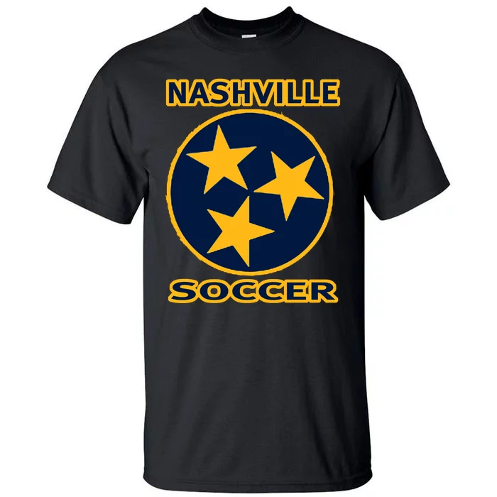 Nashville Soccer Tennessee TriStar Flag Hoodie Tall T-Shirt