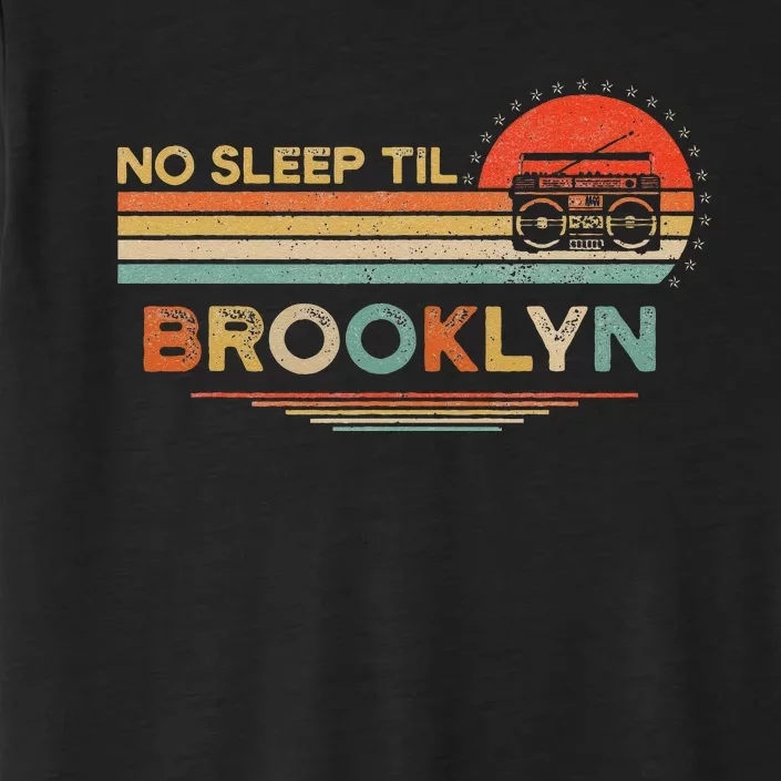 No Sleep Til Brooklyn Old School Portable Stereo Retro ChromaSoft Performance T-Shirt