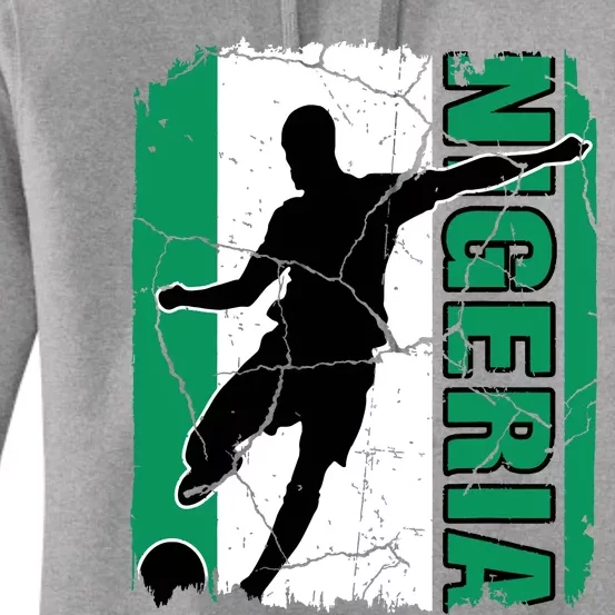 Nigeria Soccer Team Nigerian Flag Jersey Football Fans Women's Pullover Hoodie