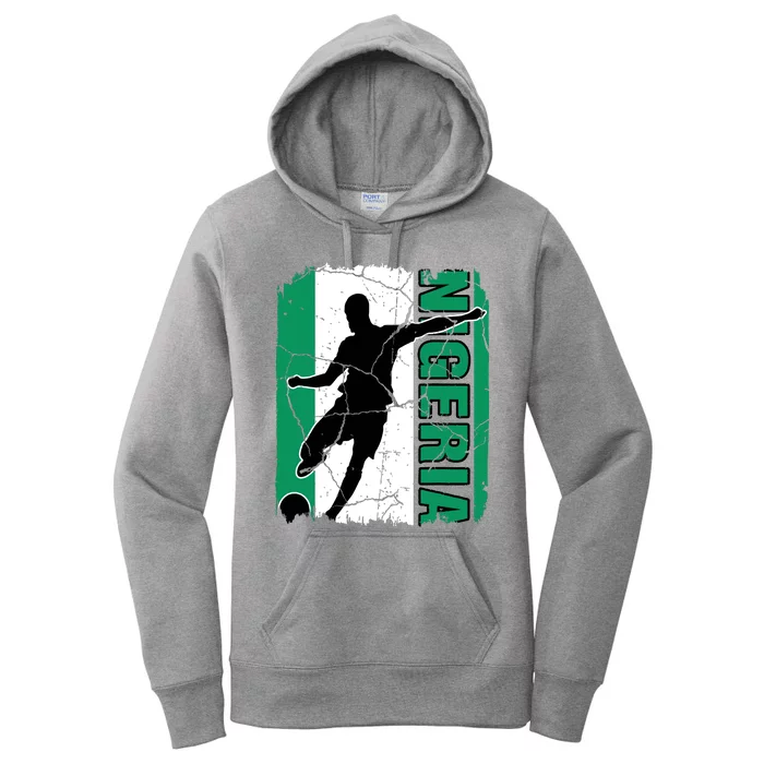 Nigeria Soccer Team Nigerian Flag Jersey Football Fans Women's Pullover Hoodie