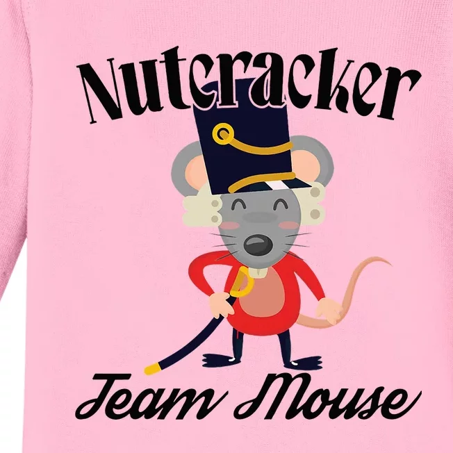 Nutcracker Soldier Toy Christmas Dance Team Mouse Baby Long Sleeve Bodysuit