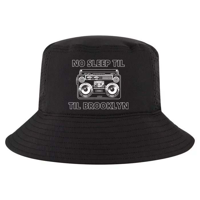 No Sleep Til Brooklyn Old School Boombox Cool Comfort Performance Bucket Hat