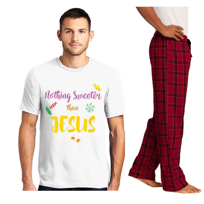 Nothing Sweeter Than Jesus Christian Halloween Pajama Set