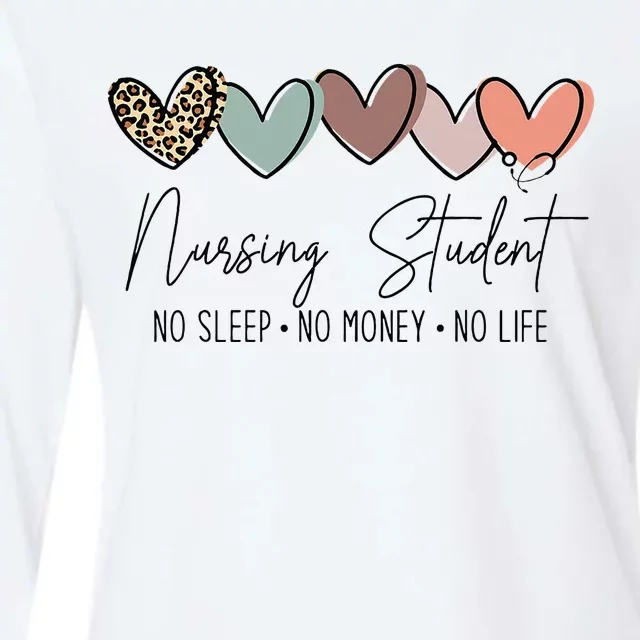 Nursing Student The Struggle for Success Womens Cotton Relaxed Long Sleeve T-Shirt