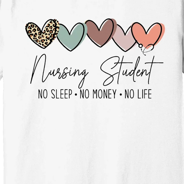 Nursing Student The Struggle for Success Premium T-Shirt