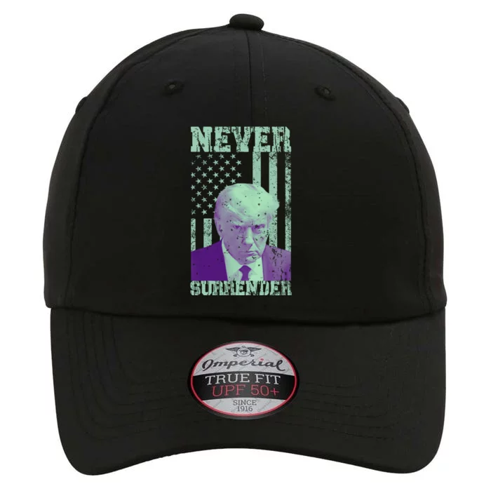 Never Surrender Trump Mugshot The Original Performance Cap