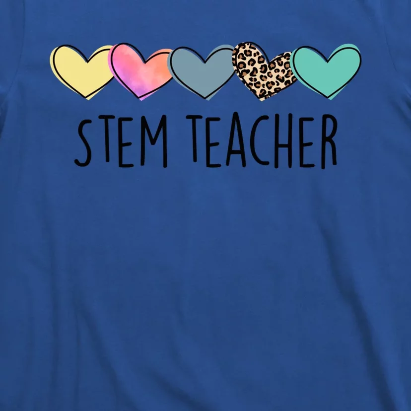 Novelty Stem Teacher Life Heart Stem Teacher Appreciation Gift T-Shirt