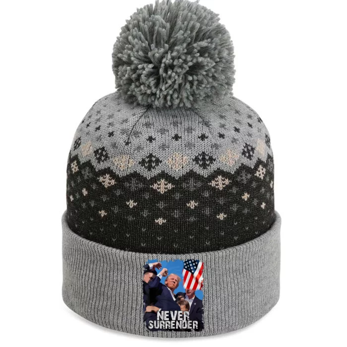 Never Surrender Trump Rushed Offstage With Blood Shooting The Baniff Cuffed Pom Beanie