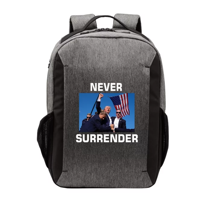 Never Surrender Trump Pennsylvania Rally Vector Backpack