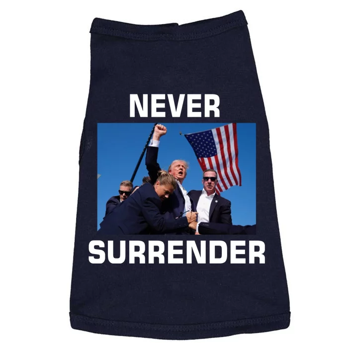 Never Surrender Trump Pennsylvania Rally Doggie Tank