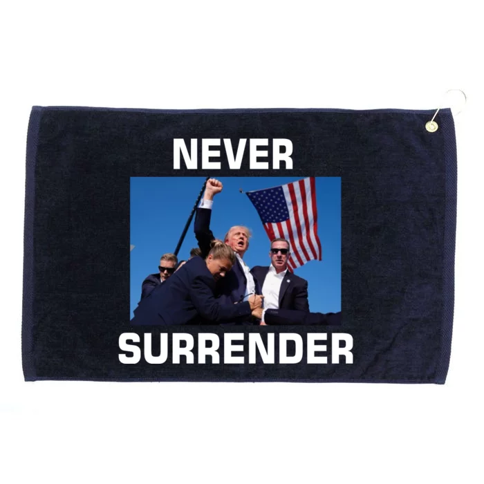 Never Surrender Trump Pennsylvania Rally Grommeted Golf Towel