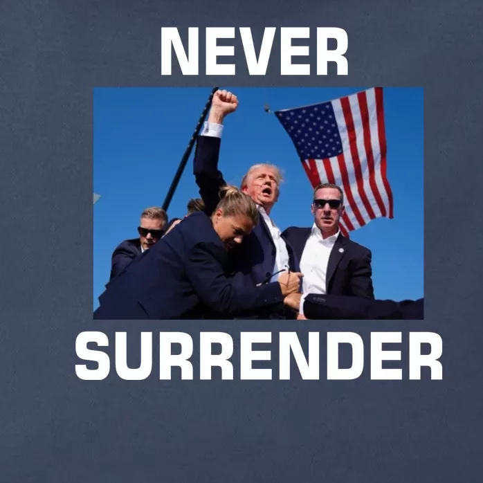 Never Surrender Trump Pennsylvania Rally Zip Tote Bag