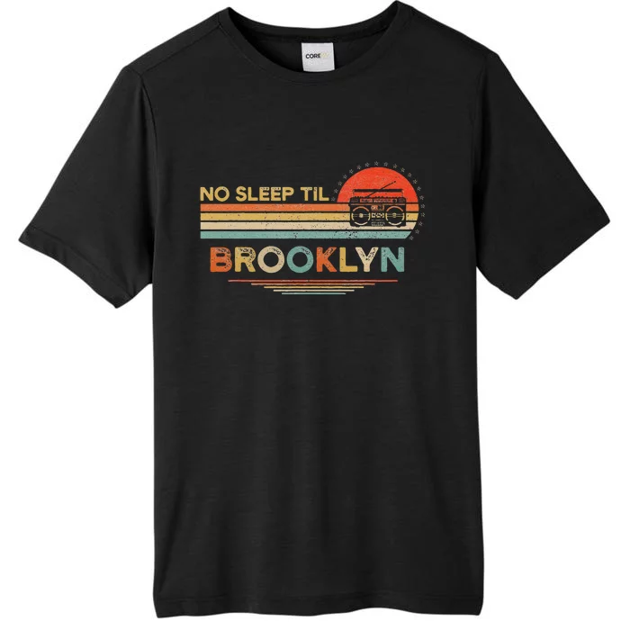 No Sleep Til Brooklyn Old School Portable Stereo Retro ChromaSoft Performance T-Shirt