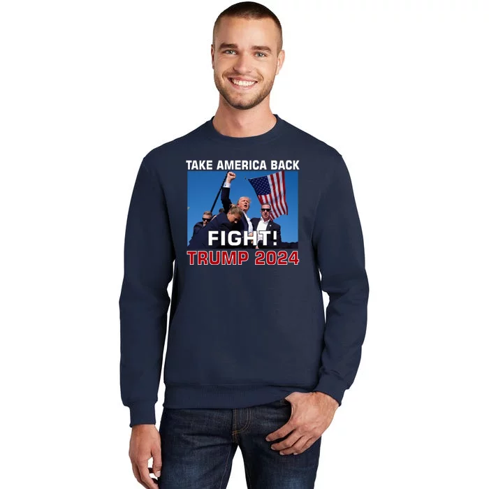 Never Surrender Trump Pennsylvania Rally Tall Sweatshirt