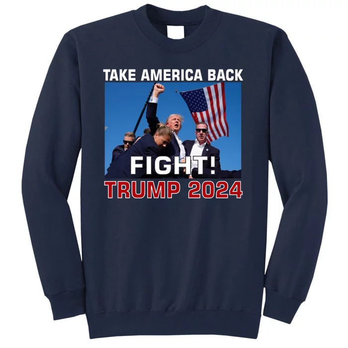 Never Surrender Trump Pennsylvania Rally Tall Sweatshirt