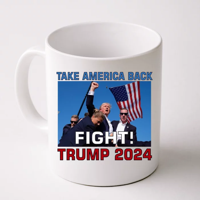 Never Surrender Trump Pennsylvania Rally Front & Back Coffee Mug