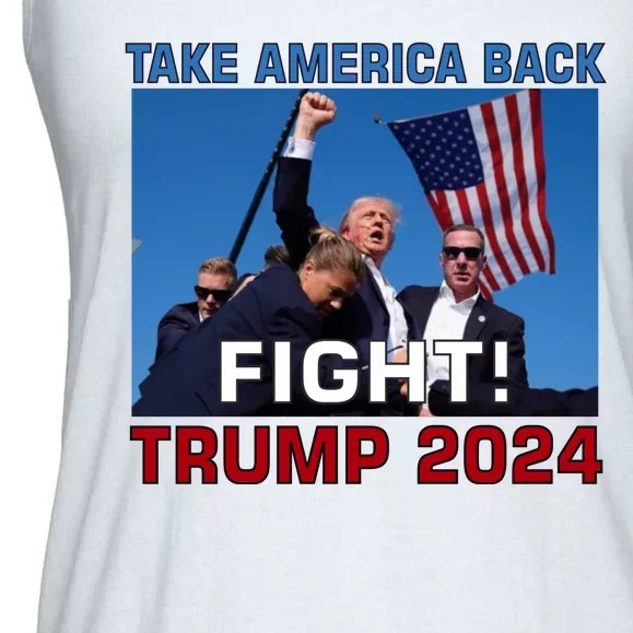 Never Surrender Trump Pennsylvania Rally Ladies Essential Flowy Tank