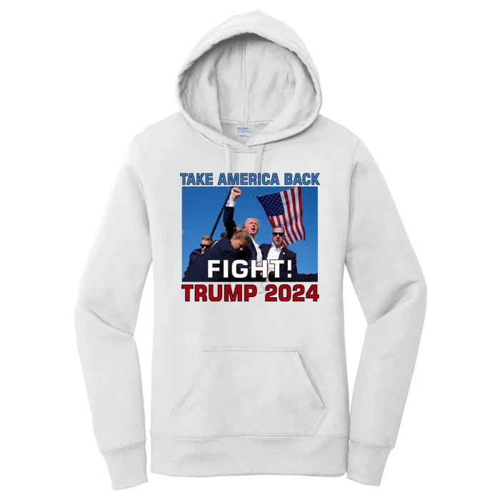 Never Surrender Trump Pennsylvania Rally Women's Pullover Hoodie