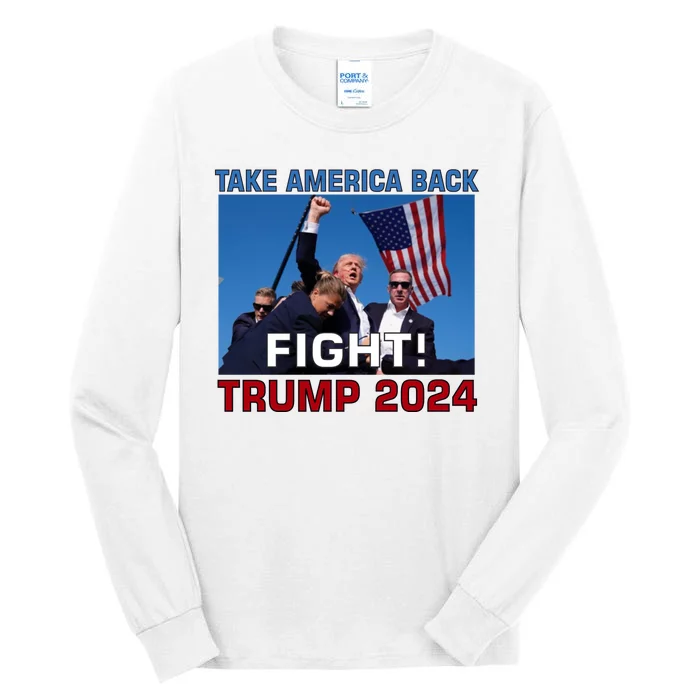 Never Surrender Trump Pennsylvania Rally Tall Long Sleeve T-Shirt