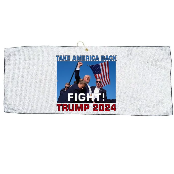 Never Surrender Trump Pennsylvania Rally Large Microfiber Waffle Golf Towel