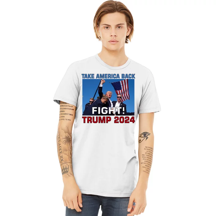 Never Surrender Trump Pennsylvania Rally Premium T-Shirt