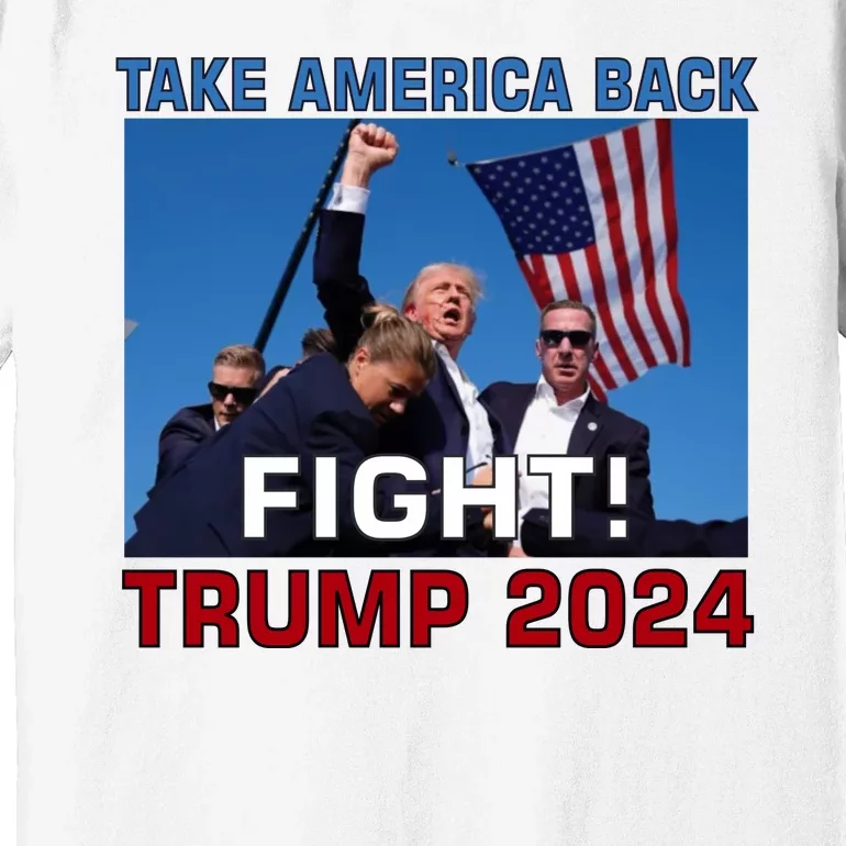 Never Surrender Trump Pennsylvania Rally Premium T-Shirt