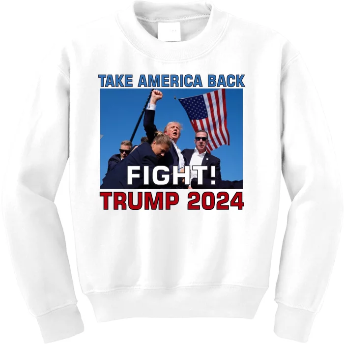 Never Surrender Trump Pennsylvania Rally Kids Sweatshirt