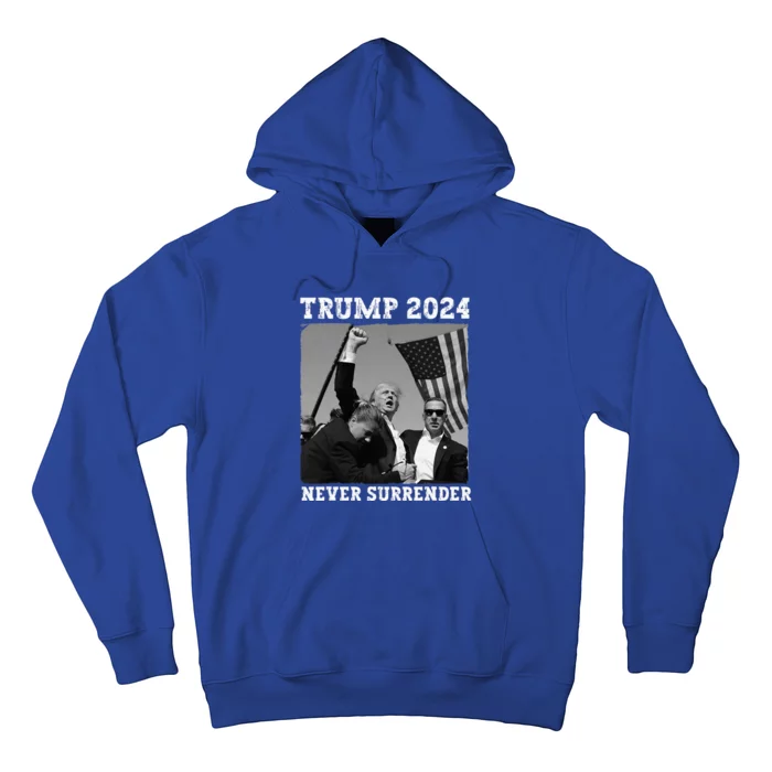 Never Surrender Trump 2024 Save America Trump Hoodie