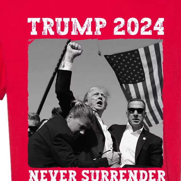 Never Surrender Trump 2024 Save America Trump Garment-Dyed Heavyweight T-Shirt